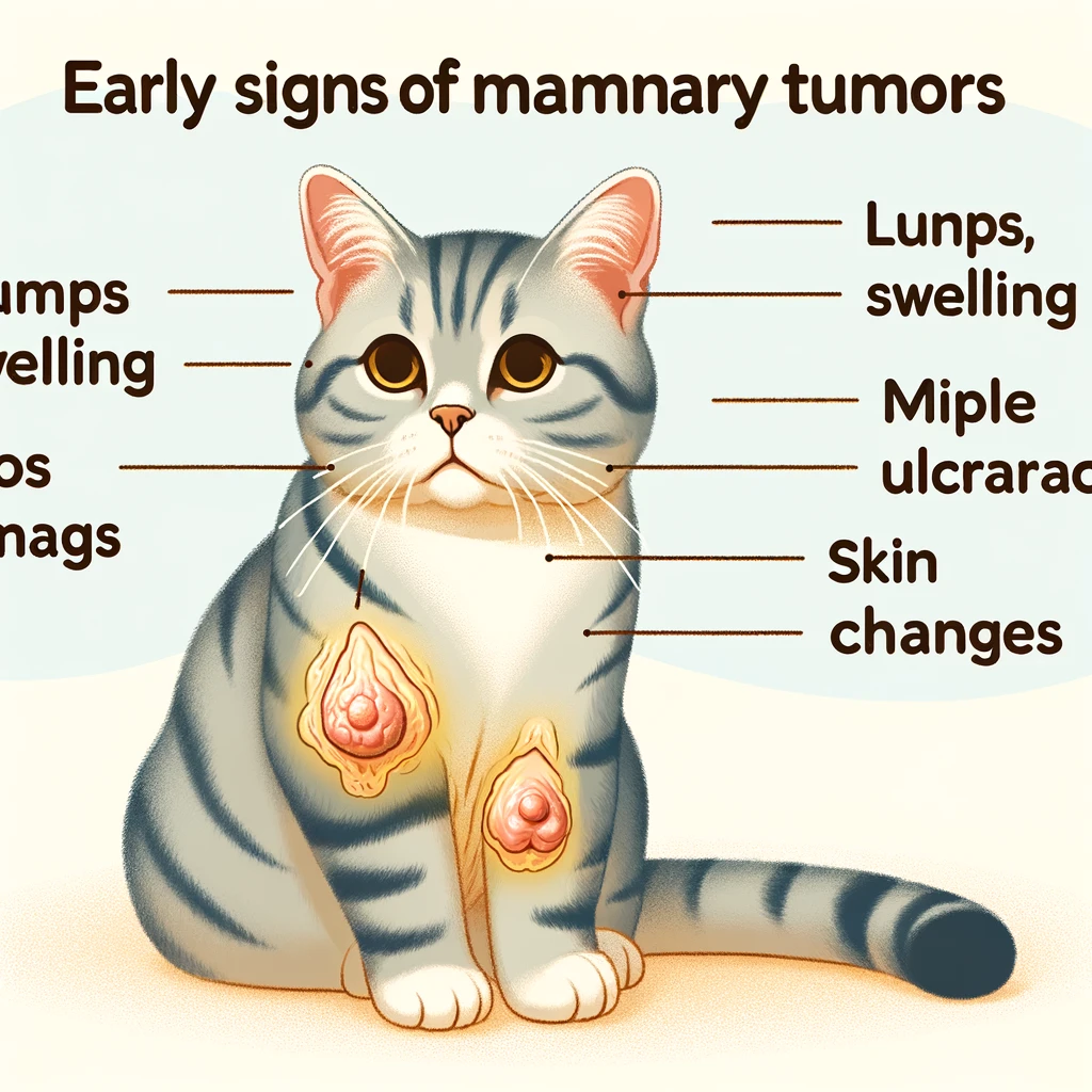 Early Signs: Recognizing Symptoms of Mammary Tumors in Cats - Cattumor