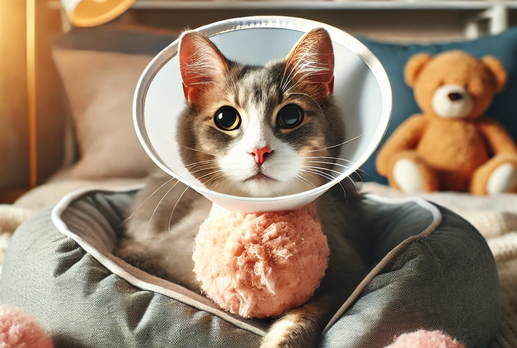 Strategies to avoid cats scratching tumor masses