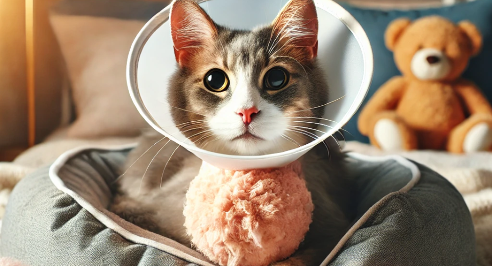 Strategies to avoid cats scratching tumor masses